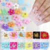 3d Acrylic Nail Art Charms Resin Flower Nail Rhinestones Amarillo