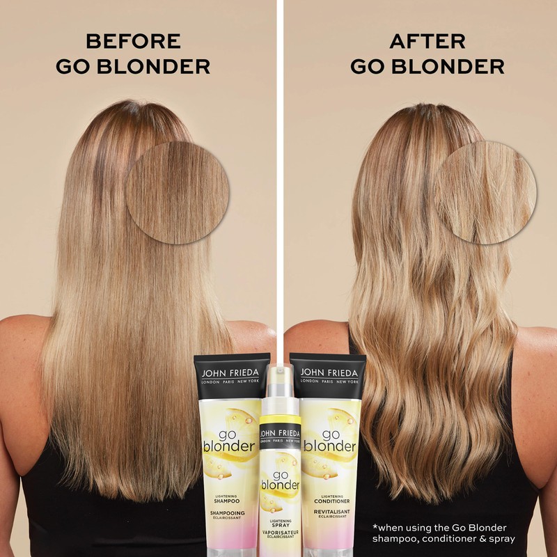 John Frieda Go Blonder Lightening Conditioner for Moisture Restoring and