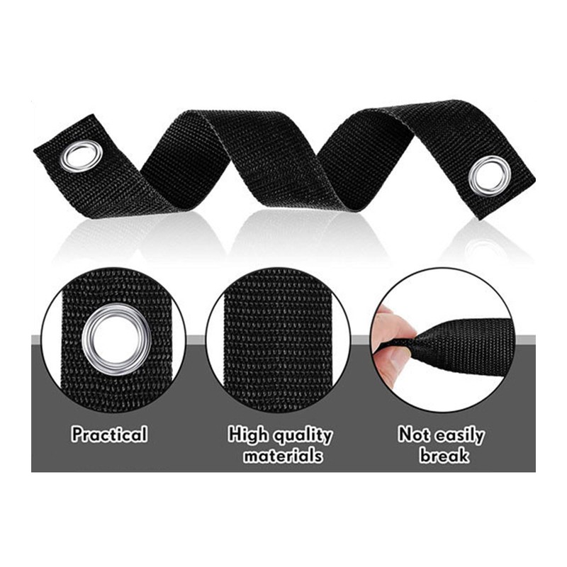 GOLOVENLD 4Pcs Windproof Tree Belt Nylon Fixed Strap Garden Fixing