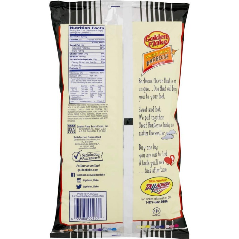 GF Sweet Heat BBQ Chip (4count 7.5oz)