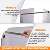 Epakh 36 Pcs Metal File Cabinet Rails Set Include 12