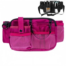 DJAMINHERY Nurse Waist Bag, Nurse Storage Bag, Work Waist Bag, Nursing Bag, Lightweight, Multifunctional, Multi-Pocket Storage Waist Bag, Unisex, Suitable for Nurses, Hospitals, Medical Workers