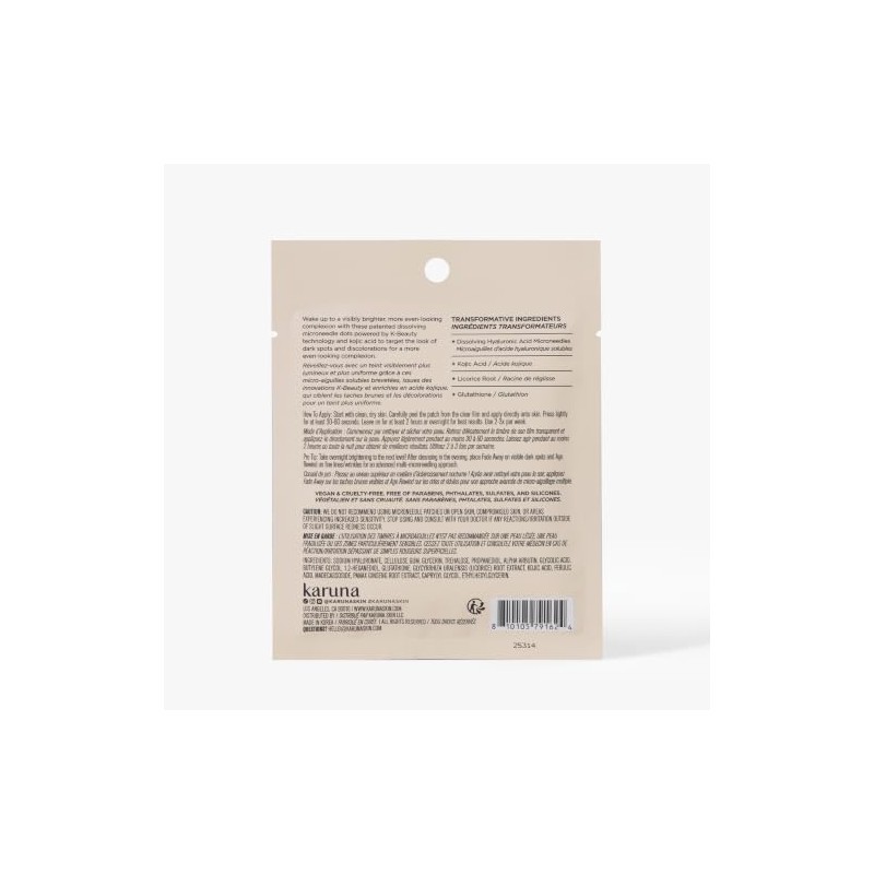 Karuna Parches para Manchas Oscuras Fade Away - 6 piezas