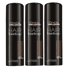 L'Oréal Professionnel Hair Touch Up Light Brown Set 3 x 75 ml