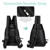 hengwin Small Backpack for Women PU Leather Convertible Women's Backpack