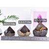 Natural Agate Geode Point Tower Faceted Crystal Stone Tip Rough