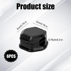 6 Pcs Magnetic Cable Clip, Magnetic Cord Organizer Phone Charging Cable Management Holder Cable Organizer Clips Cord Holder for Home Office Desk Car Bedroom Nightstand