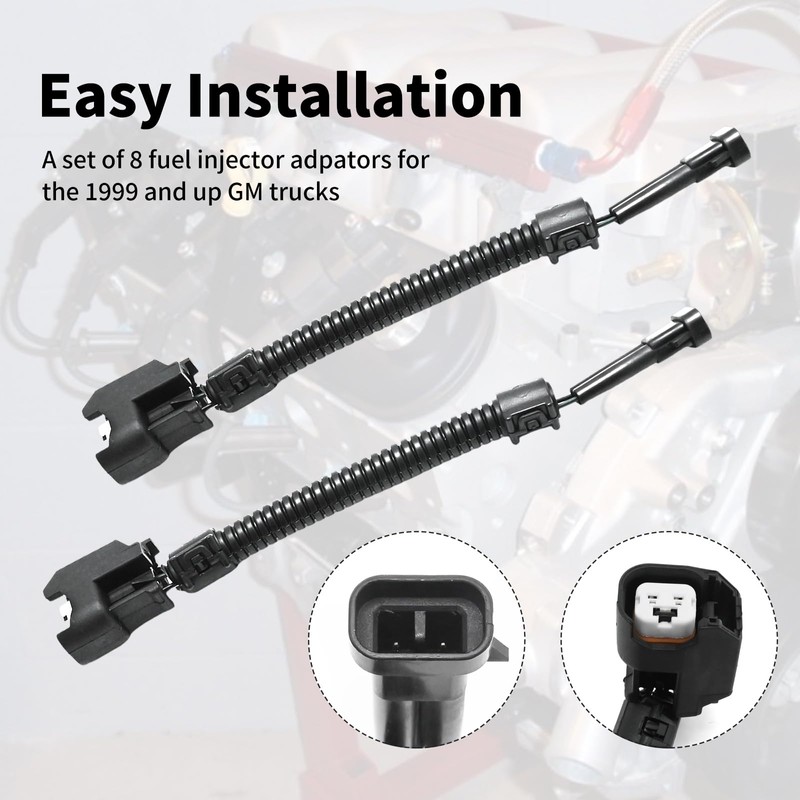 UOIENRT 8pcs Injector Adapters Replacement for LQ4 LQ9 4.8 5.3