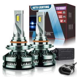 9005/HB3 LED Headlight Bulb, Super Bright 20000 Lumens 9005 LED Headlights High Beam 6000K Cool White, HB3 9005 Led Bulbs, Plug and Play, Pack of 2