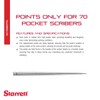 Starrett Steel Replacement for 70A Scribers with Knurled and Nickel