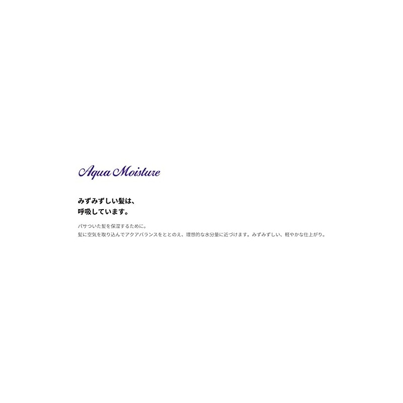 Arimino Aqua Moisture high barrel (hair treatment is not washed