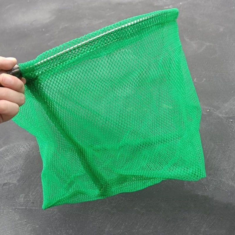 Pool Skimmer Net with Fine Mesh, Stainless Steel Leaf Rake,