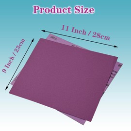 320 Grit Wet Dry Sandpaper, 9 x 11 Inch (23x28 cm) Sanding Sheets, 10PCS Premium Aluminum Oxide Abrasive Sand Paper for Wood Metal Ceramic or Auto Polishing and Scratches Removing