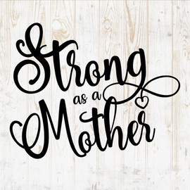 6 in Mom Quote Sticker - Mommy Mum Mothers Day Mom Sayings Wife Mama Mothership Parent - Vinyl Decal for Wall Car Home Bike Bottle Phone Laptop DWSV486