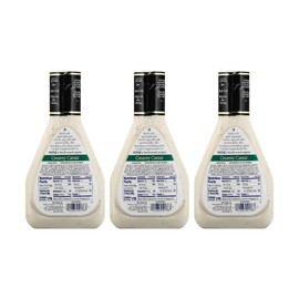 Ken’s Steakhouse Dressing, Creamy Caesar Dressing, Gluten Free Dressing for Salads or Spreads, 16 FL OZ Bottle (Pack of 3)