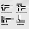 AIMALL 8 Inch Stainless Steel Vernier Caliper, 200mm Micrometer Measuring