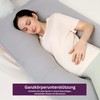 Luxury 12ft J-Shaped Improved Maternity and Full Body Support Pillow.