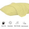 R&Z Plain Dyed Luxury Polycotton Housewife New 2 x Pillow
