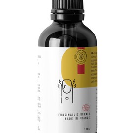 Nail Fungus - Organic Repair Oil for Damaged and Yellow Nails - 100% Organic Care for Hands and Feet - Strengthens and Gives Healthy Look - Precise Brush Application - 10 ml