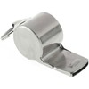 1 x Silver Stainless Steel Whistle Metal Whistle Referee Whistle