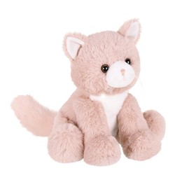 Bearington Mew Mew The Pink Kitty Stuffed Animal Plush, 10.5 Inch Stuffed Animal