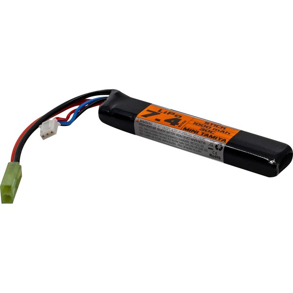 Valken Airsoft Battery - LiPo 7.4v 1000mAh 30c Stick Style