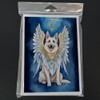 Caroline's Treasures White German Shepherd My Angel Greeting Cards Pack