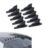 Flygun 10 PCS Car Shark Fin Tail Simulation Antenna, ABS