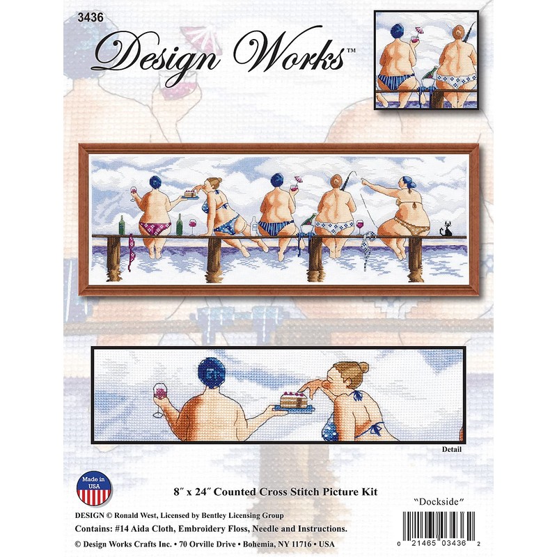 Design Works Crafts Dockside Counted Cross Stitch Kit