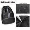 Sports Drawstring Backpack – Water-Resistant Gym Bag with Shoe Compartment