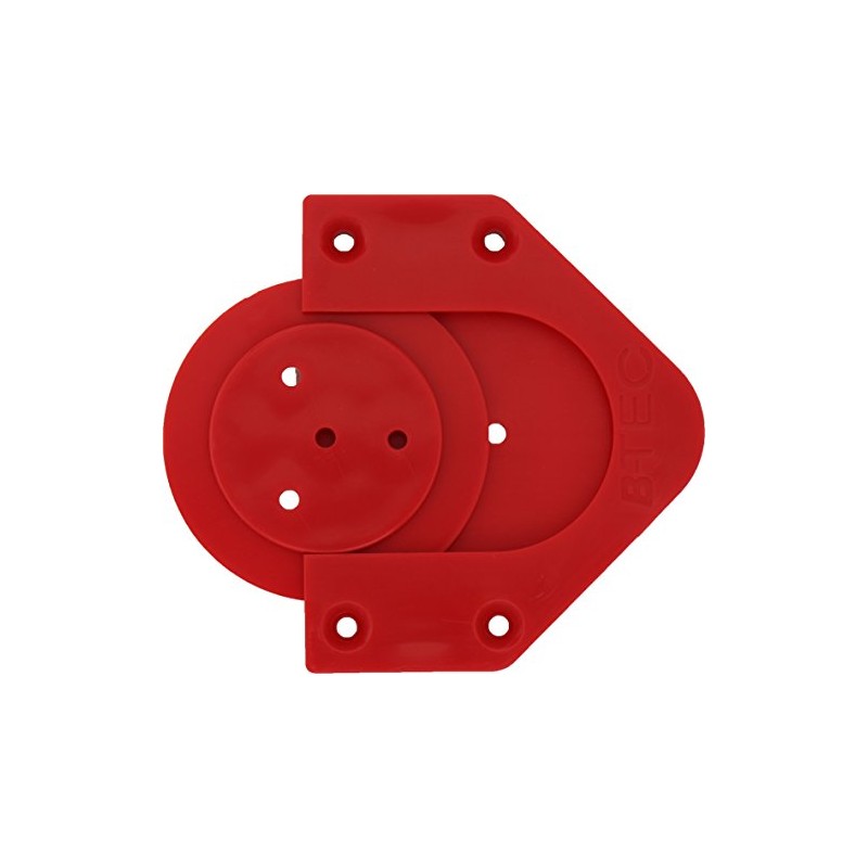 Bull's Profix Bristle Board Wall Mount Red, red