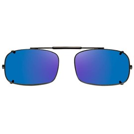 Shade Control Visionaries Polarized Clip on Sunglasses - DRX Rec - Bronze Frame - 52 x 33 Eye