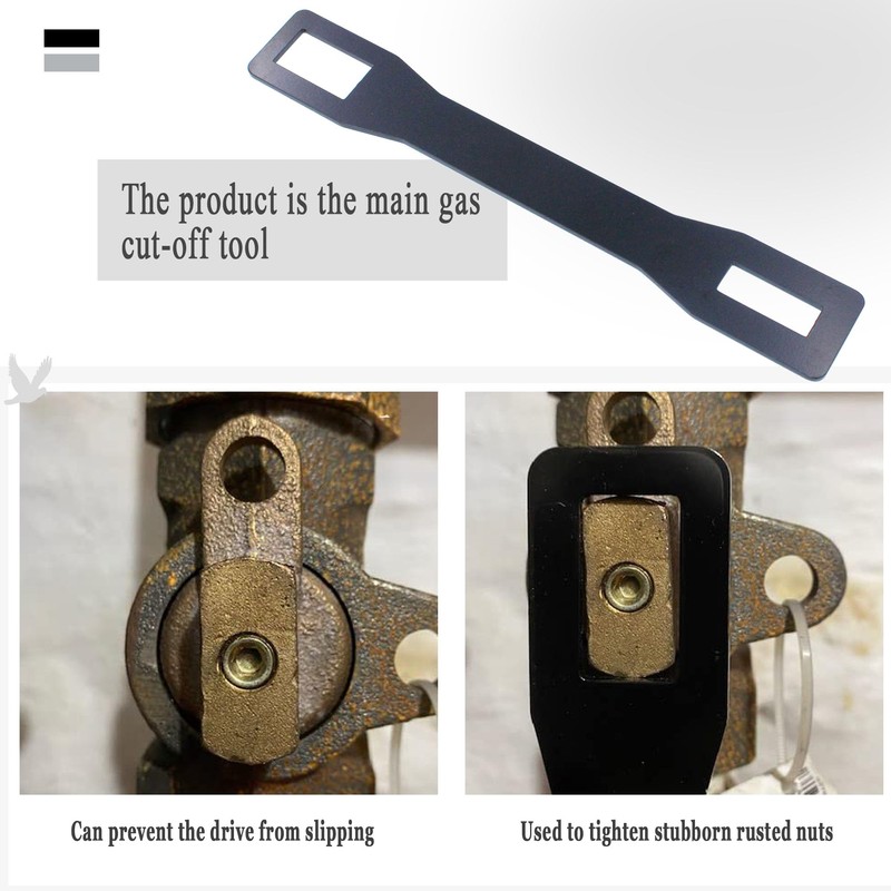 KAZFFD 3333 Earthquake Survival Tool, Emergency Gas Shut Off Wrench,Main
