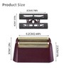Replacement Shaver Heads Compatible with Wahl Foil Shaver (Red/4)