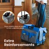 ECR4Kids Universal Rolling Cart with Canvas Organizer Bag, Mobile Storage,