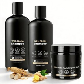 Champú Anticaída, Champú Hair Shampoo, Shampoo Reparación Brillante y Nutrición, Acondicionador Fuerza Anti-Caída, Fortalece Raíces, Refresca El Cuero