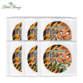 Label Young 라벨영 호랑이비누 6개 Label Young Tiger Soap 6 pcs