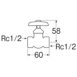 SANEI V231AG-13 [Shared Type] B Type Upper Stop Faucet Nominal 13