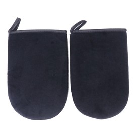 minkissy Pcs Self Tanning Mitts Sunless Tanning Gloves Lint Material Comfortable Fit Easy Application for Black