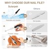 Sularpek 6 Pack Metal Nail File, Nail File, Professional Nail