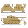 BMC CTS WW2 German Tiger I Tank Classic Toy Soldier