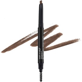 Wet n Wild Lápiz Retráctil para Cejas Medium Brown Maquillaje de Cejas Preciso, Rellena, Define y Peina, Textura Cremosa Fácil Deslizamiento, No transfiere, No se corre, Incluye Cepillo Difuminador, Ideal Para Laminado, Perfilado y Rellenado Compatible co