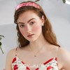 BASEMMAHER Valentine's Day Heart Knotted Headbands for Women Heart Lip