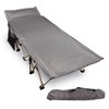 REDCAMP Folding Camping Cots for Adults with Mattress Pad, Soft