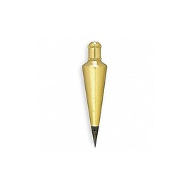 Johnson Level & Tool 108 Plumb Bob, 8 oz., Brass Finish, 1 Pack