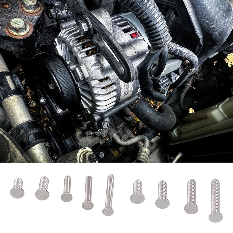 400Pcs Riveting Screw Kit Pull Electric Welding Stainless Steel Fastener