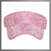 Buzz Selection CAP360 Women's Visor, Sun Visor, Hat, Rhinestones, Running,