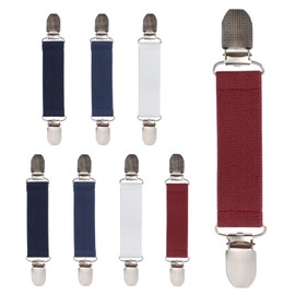 8 Pieces Elastic Hat Holder Clip in Various Colours, Travel Hat Clips Made of Stainless Steel, Portable Hat Holder for Backpacks, Hands-Free Luggage Hat Clip, Hat Holder Clip for Bags, Purses, Outdoor