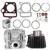 Thomletha Top End Kit Cylinder Head Piston Replacement for Honda