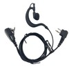 Maximal Power REH2 2-Pin Adjustable C-Shaped Earpiece with Rubber Earhook/Earbud